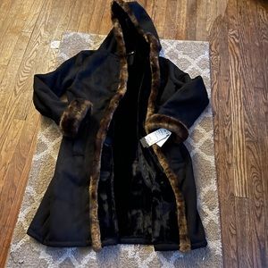 Jones New York faux fur women jacket
